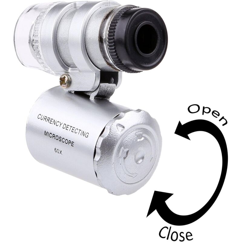 60X Mini LED Uv Illuminated Jeweler Loupe V1188-MS-227-0199