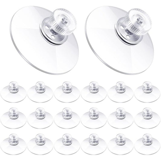 40Mm Plastic Suction Cups Clear Pvc Suction Cup Strong Adhesive Suction Holder With Screw Nut For Car Shade V1188-MS-227-0205