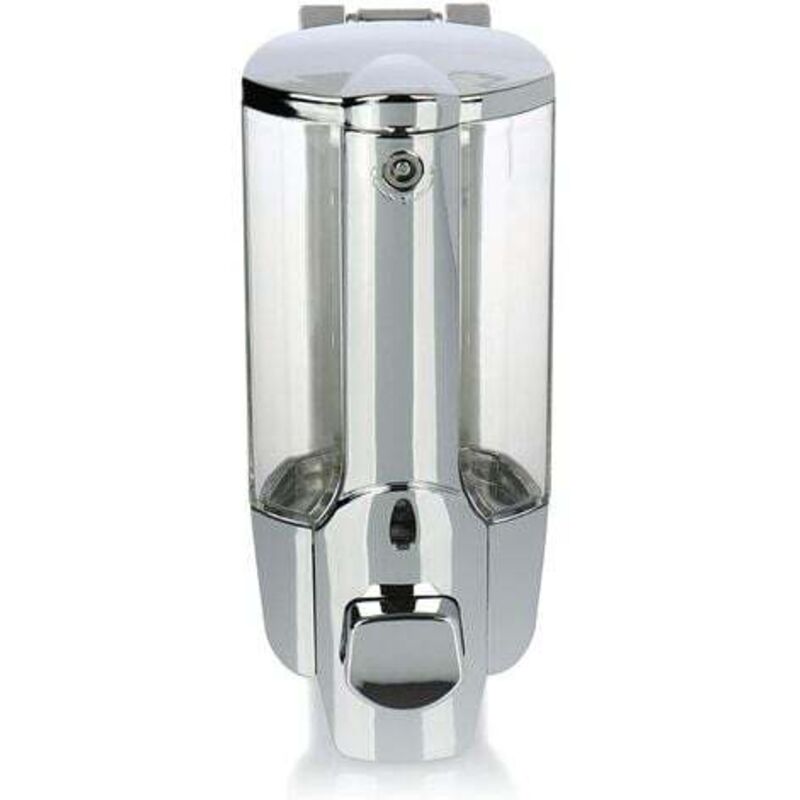 2X Wall Mount Soap Dispenser - Wall Mounted Soap Dispenser, Refillable - Soap Dispenser For Shower Gel And V1188-MS-227-0208