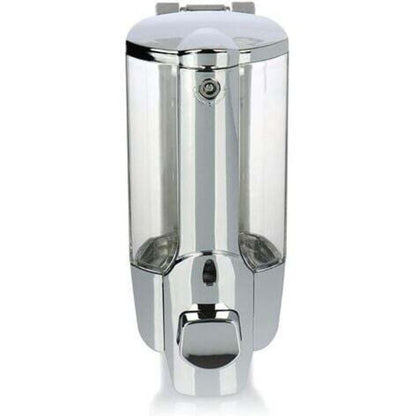 2X Wall Mount Soap Dispenser - Wall Mounted Soap Dispenser, Refillable - Soap Dispenser For Shower Gel And V1188-MS-227-0208