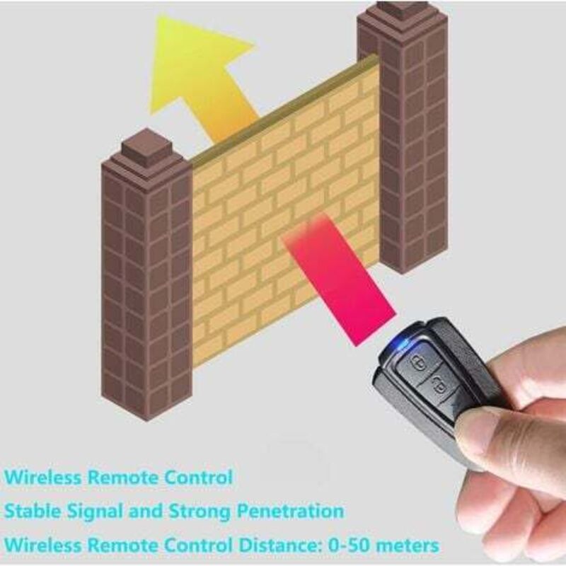 Anti-Theft Alarm, Wireless Remote Control Smart Alarm, Waterproof Vibration Smart Sensor Alarm, For V1188-MS-227-0211