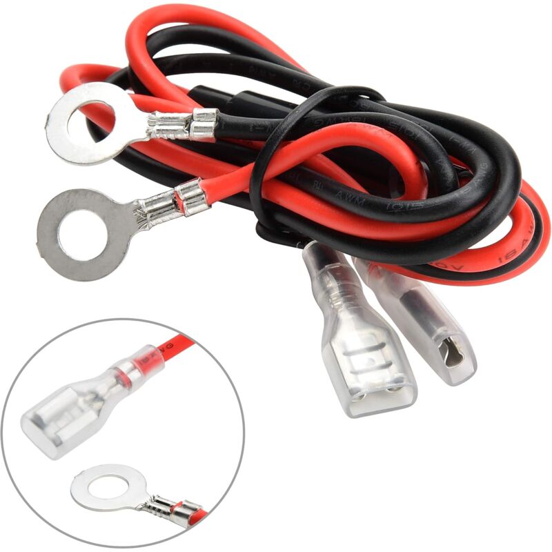 2 Pack Cigarette Lighter Socket, Waterproof Marine Grade For Boat, Motorcycle, Car, With 1M Connection Cable V1188-MS-227-0212