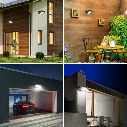 2 Pack 56 LED Solar Lights Outdoor Motion Sensor Ip65 Waterproof 120 Degree Lighting Angle With 5M Cable V1188-MS-227-0215