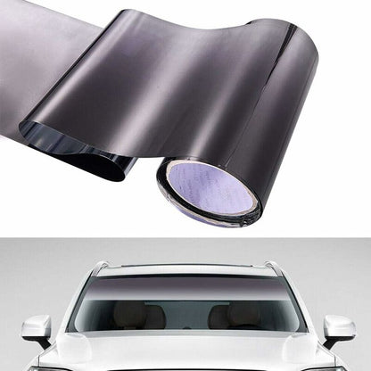 Car Window Sun Shade Strip Tint Film Front Windshield Protector Tinted Sticker Diy V1188-MS-227-0222