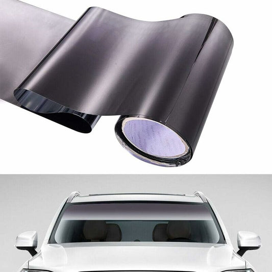 Car Window Sun Shade Strip Tint Film Front Windshield Protector Tinted Sticker Diy V1188-MS-227-0222