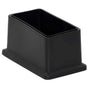 8 Pack Rectangular Pvc Chair Leg Caps Non-Marking Floor Protector 25 X 50Mm (1" X 2") V1188-MS-227-0232