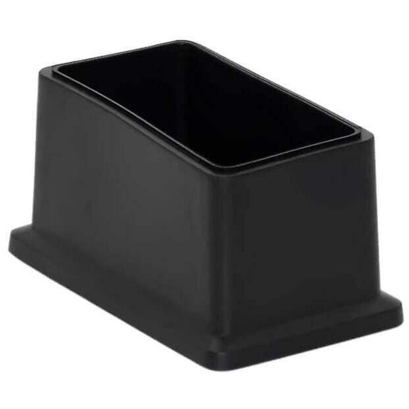 8 Pack Rectangular Pvc Chair Leg Caps Non-Marking Floor Protector 25 X 50Mm (1" X 2") V1188-MS-227-0232