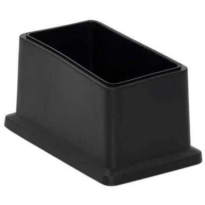 8 Pack Rectangular Pvc Chair Leg Caps Non-Marking Floor Protector 25 X 50Mm (1" X 2") V1188-MS-227-0232