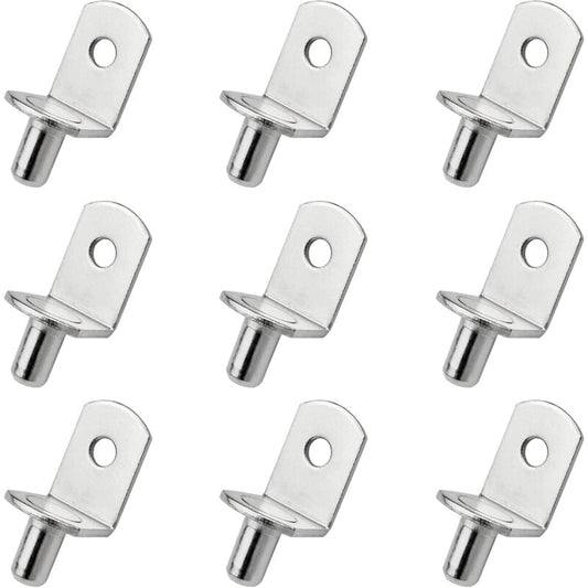 25 Pieces Shelf Support Pegs Metal Shelf Support Pin Shelf Pegs L Shape Bracket For Wood Or Glass Cabinet V1188-MS-227-0246