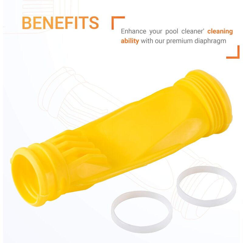 Premium W69698 Long Life Diaphragm For Pool Cleaner - Replacement For Zodiac Baracuda G3, G4 Alpha 2 3 - V1188-MS-227-0248