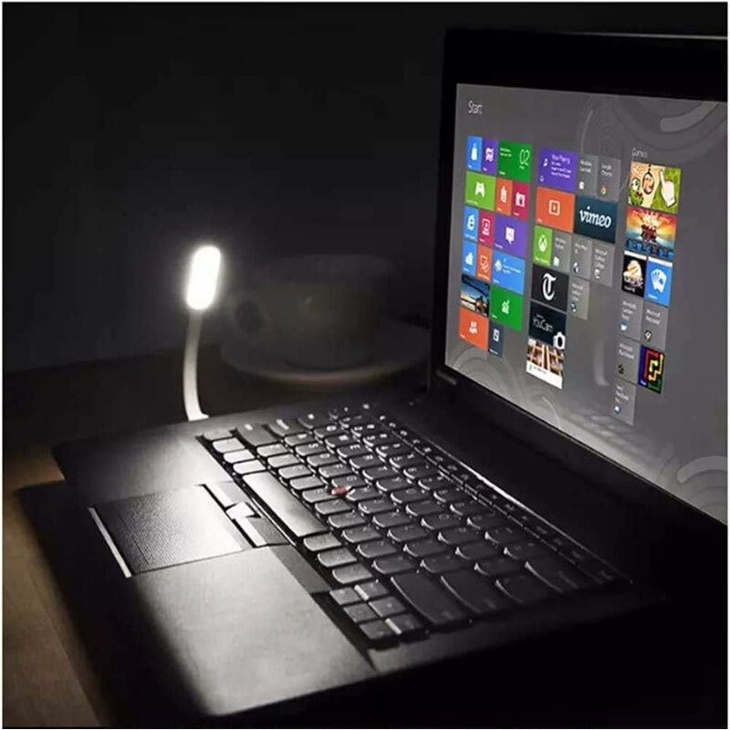8-Piece Usb LED Light, Mini Flexible Usb Light, Keyboard Lamp For Laptop/Pc, Usb Reading Light, Small Book V1188-MS-227-0259