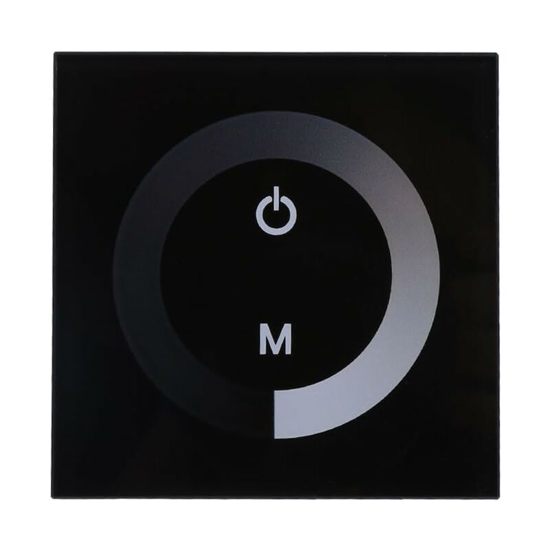Dimmable Light, Dimmable LED Touch Panel, Monochrome Dimming Wall Switch Controller, Dc 12V-24V Quiet Touch V1188-MS-227-0267