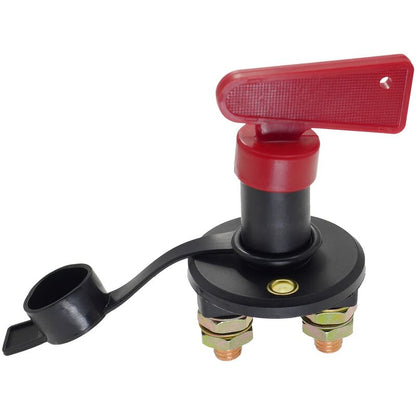 Battery Isolator Switch With 1 Key, 12V/24V Automotive Car Battery Cut Off Switch Emergency Power Cut Off V1188-MS-227-0268