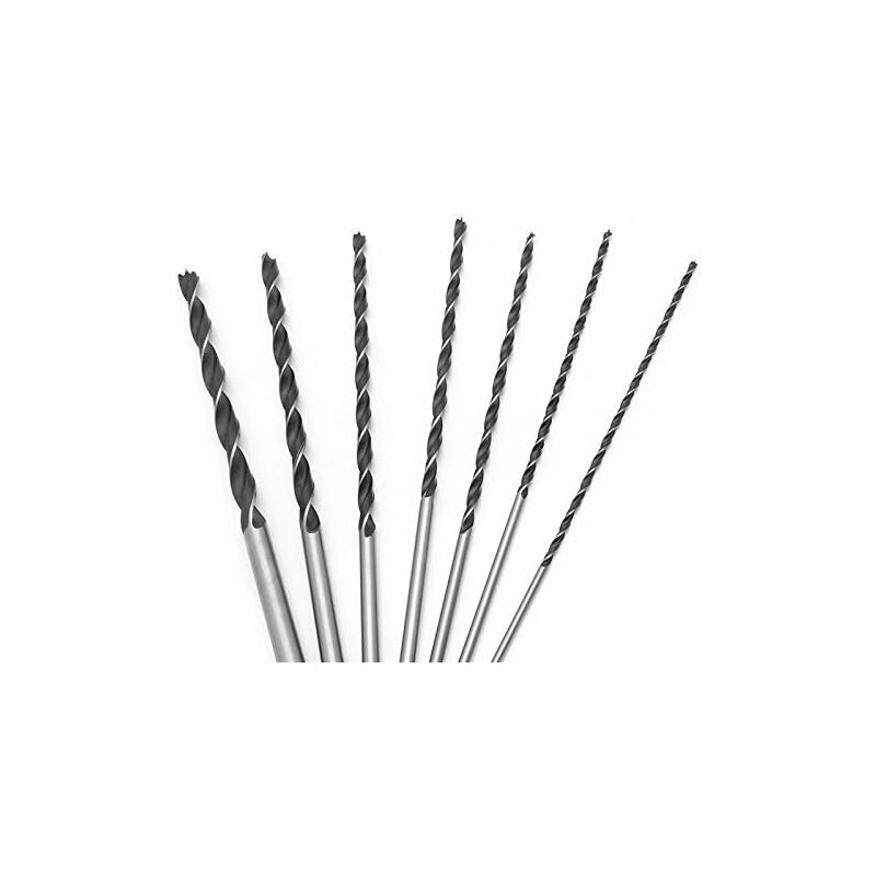 300Mm Extra Long Twist Drill Bit Set 7 pcs High Carbon Hardened Steel 4-10Mm Wood Drilling Tool Set V1188-MS-227-0276