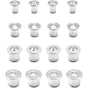 16 pcs Wood Dowel Centers, Stainless Steel Drill Guide Tool, 6/8/10/12Mm V1188-MS-227-0284
