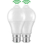 Motion Sensor Bulb B22 Bayonet LED, 12W, 1020Lm, Cool White 6000K, Cir 85, Waterproof Ip42 Energy Saving, V1188-MS-227-0289