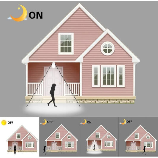 Motion Sensor Bulb B22 Bayonet LED, 12W, 1020Lm, Cool White 6000K, Cir 85, Waterproof Ip42 Energy Saving, V1188-MS-227-0289