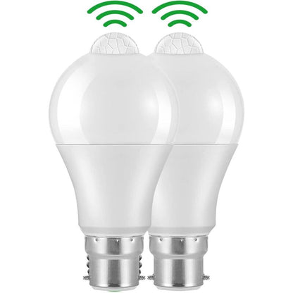 Motion Sensor Bulb B22 Bayonet LED, 12W, 1020Lm, Cool White 6000K, Cir 85, Waterproof Ip42 Energy Saving, V1188-MS-227-0289