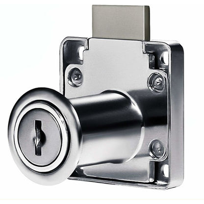 4 pcs Desk Drawer Lock, Cylinder Furniture Lock Use For Closing Cupboards, Drawer, Cabinet Ect, Thick And V1188-MS-227-0290