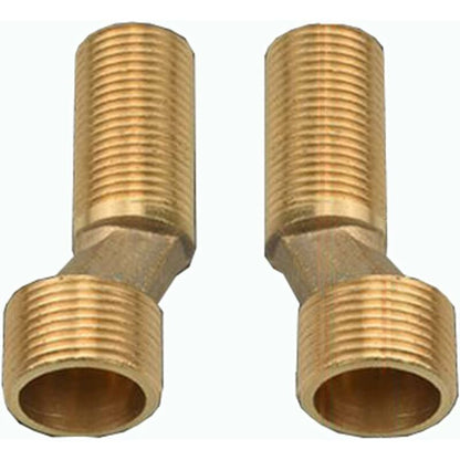 Offset Connection Tub Shower Faucet, Brass Elbow Reducer, Adjustable Swing Arm, 1/2 3/4 Offset Connection, V1188-MS-227-0291