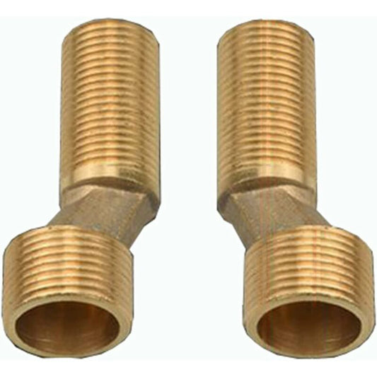 Offset Connection Tub Shower Faucet, Brass Elbow Reducer, Adjustable Swing Arm, 1/2 3/4 Offset Connection, V1188-MS-227-0291