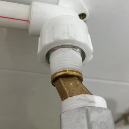 Offset Connection Tub Shower Faucet, Brass Elbow Reducer, Adjustable Swing Arm, 1/2 3/4 Offset Connection, V1188-MS-227-0291