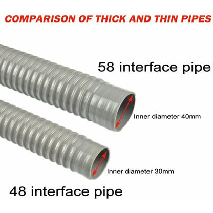 Bathtub Sink Drain Hose Flexible And Expandable, 58Mm Bold Single Interface Kitchen Sink Drain Hose 60Cm Long V1188-MS-227-0296
