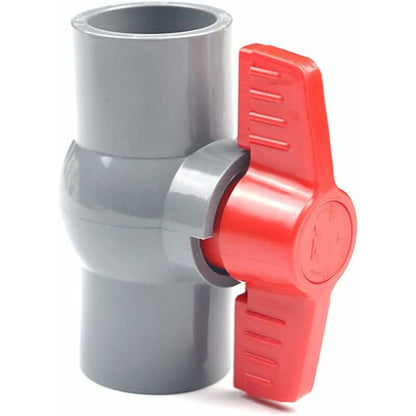 Pvc Ball Valve, U-Pvc Plastic Valve, Straight Connectors For Flow Control And Shutoff (20Mm) V1188-MS-227-0297