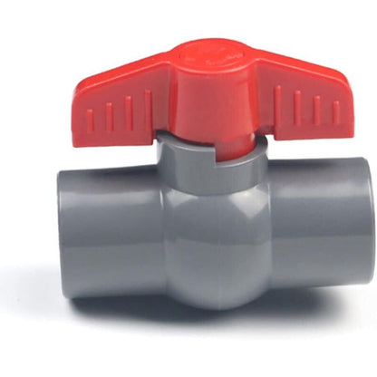 Pvc Ball Valve, U-Pvc Plastic Valve, Straight Connectors For Flow Control And Shutoff (20Mm) V1188-MS-227-0297