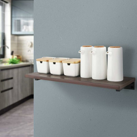 Industrial Shelf Bracket Stainless Steel Wall Mounted Shelf Support Metal Bracket For Floating Board V1188-MS-227-0298
