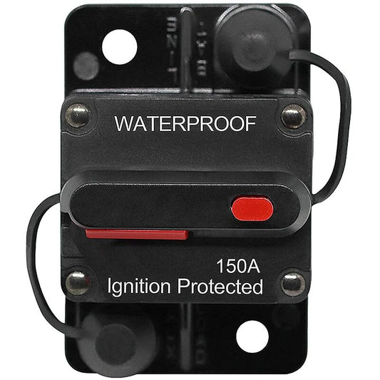 Car Circuit Breaker 30A - 150A, Dc 12V - 48V Waterproof Circuit Breaker With Manual Reset For Auto Car Marine V1188-MS-227-0300