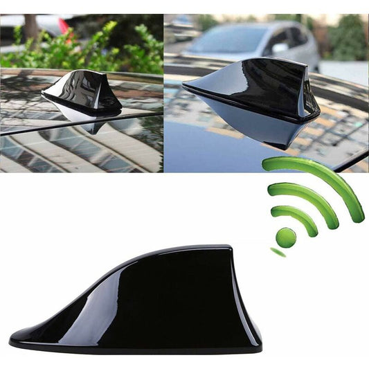 Universal Shark Fin Car Antenna - Fm/Am Radio Aerial With Waterproof Adhesive Base For Car Suv Truck Van V1188-MS-227-0309