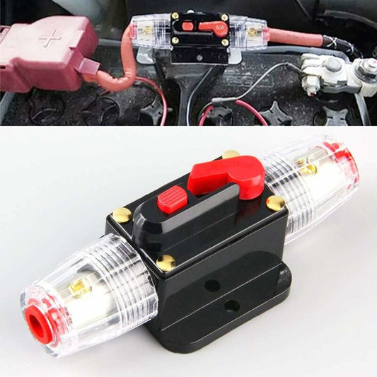 Car Fuse Circuit Breaker, Auto Circuit Breaker Car Protection 12V - 24V Dc, Manual Reset Switch Car Audio V1188-MS-227-0311