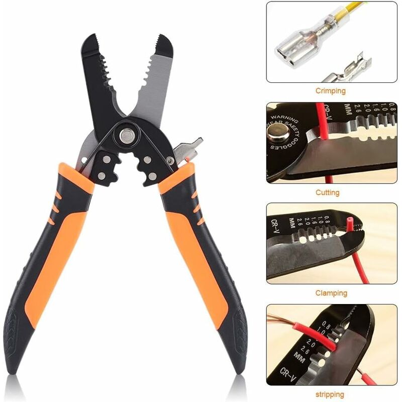 Wire Stripper, Automatic Cable Stripper, Wire Stripper For Stripping Crimping Clamping Cutting Tool V1188-MS-227-0323