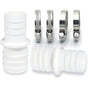 2 Pack Hose Connectors With Clamps - Pool Hose Adapter - Double Hose End (2 X 32 To 38Mm) V1188-MS-227-0327