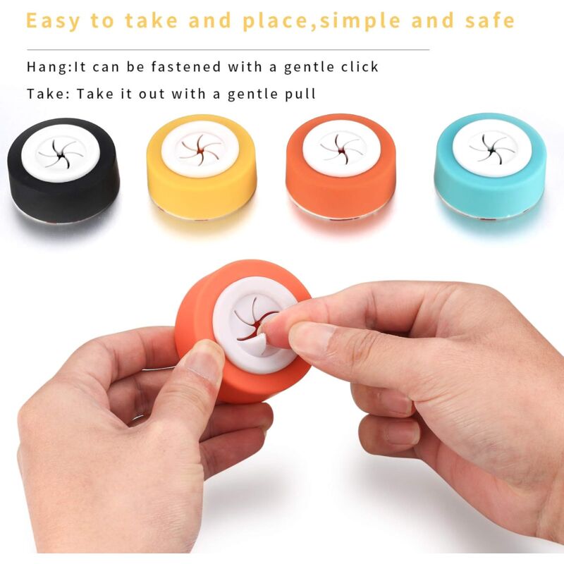 4 pcs Dishcloth Holders, Self Adhesive Bathroom Dishcloth Hooks, ROund Suction Cup Wall Hooks For Bathroom, V1188-MS-227-0328