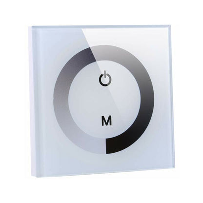 Wall Touch Light Switch, LED Light Dimmer Brightness Controller, Single Color Touch Panel For LED Strip Light V1188-MS-227-0334