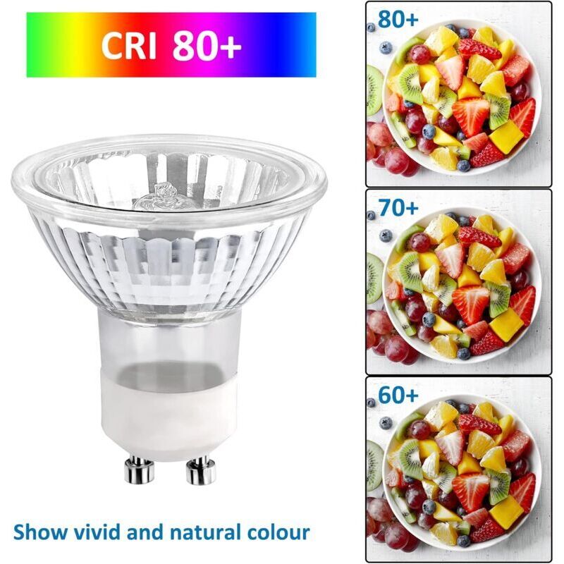Halogen Bulb Gu10 35W 230V, 380Lm Warm White 2700K, Dimmable Halogen Spot Bulb, For Cabinet Light, Display V1188-MS-227-0338