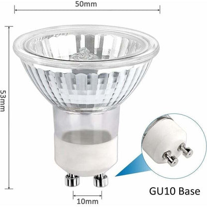 Halogen Bulb Gu10 35W 230V, 380Lm Warm White 2700K, Dimmable Halogen Spot Bulb, For Cabinet Light, Display V1188-MS-227-0338
