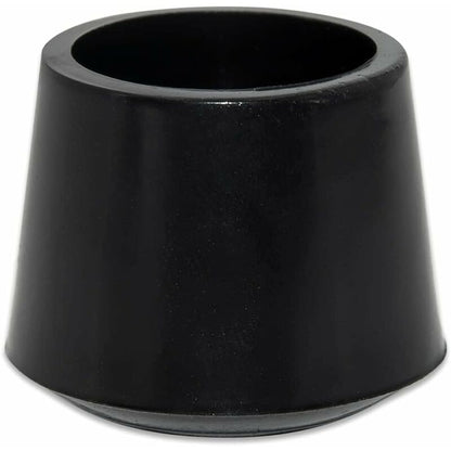 4 pcs ROund Non-Slip Synthetic Rubber Chair Leg Caps 30Mm, 3.0Cm Diameter, Black V1188-MS-227-0340