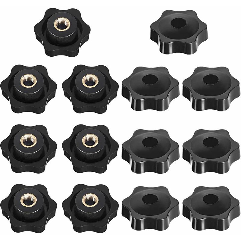 Star Head Clamping Knob, Star Head Clamping Nuts Knob, Clamping Nuts Star Shape Handle, Thread Clamping Knob, V1188-MS-227-0355