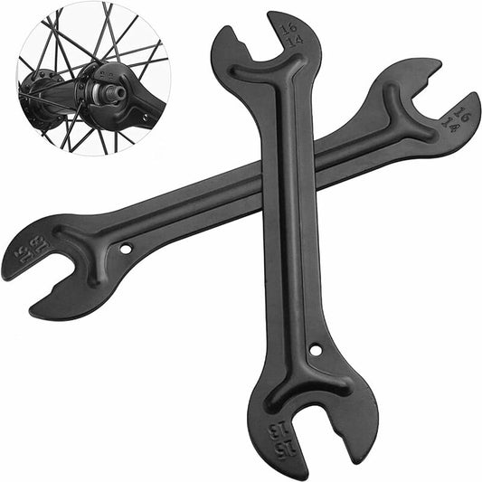 2 pcs Bike Hub Wrench, 13/14/15/16Mm Cone Wrench Bicycle Cone Wrenches For Repairing Bike Pedals And Wheel V1188-MS-227-0361