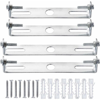 4 Pack Ceiling Light Fixture, Ceiling ROse, Chandelier Silver Universal Light Holder With Screws And Nuts, V1188-MS-227-0363