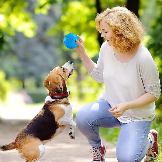 Dog Toys Balls, Sound Toys Balls, Dog Chew Ball Toy, Puppy Molar Teeth Cleaning Ball, For Small And Medium V1188-MS-227-0367