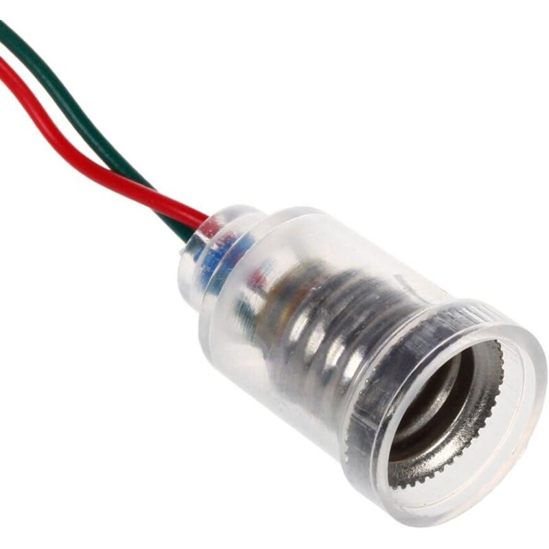 10 pcs E10 Lamps Base LED Screw Mount Small Bulbs Holder Light Socket With Wire Socket For Experiment Circuit V1188-MS-227-0373