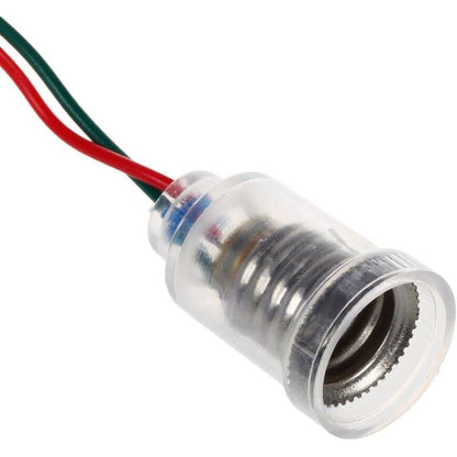 10 pcs E10 Lamps Base LED Screw Mount Small Bulbs Holder Light Socket With Wire Socket For Experiment Circuit V1188-MS-227-0373