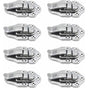 8 Toggle Clasp Latches Toggle Lock Lever Clasp For Jewelry Box Gift Boxes Toolbox Suitcase And Chest - Silver V1188-MS-227-0390