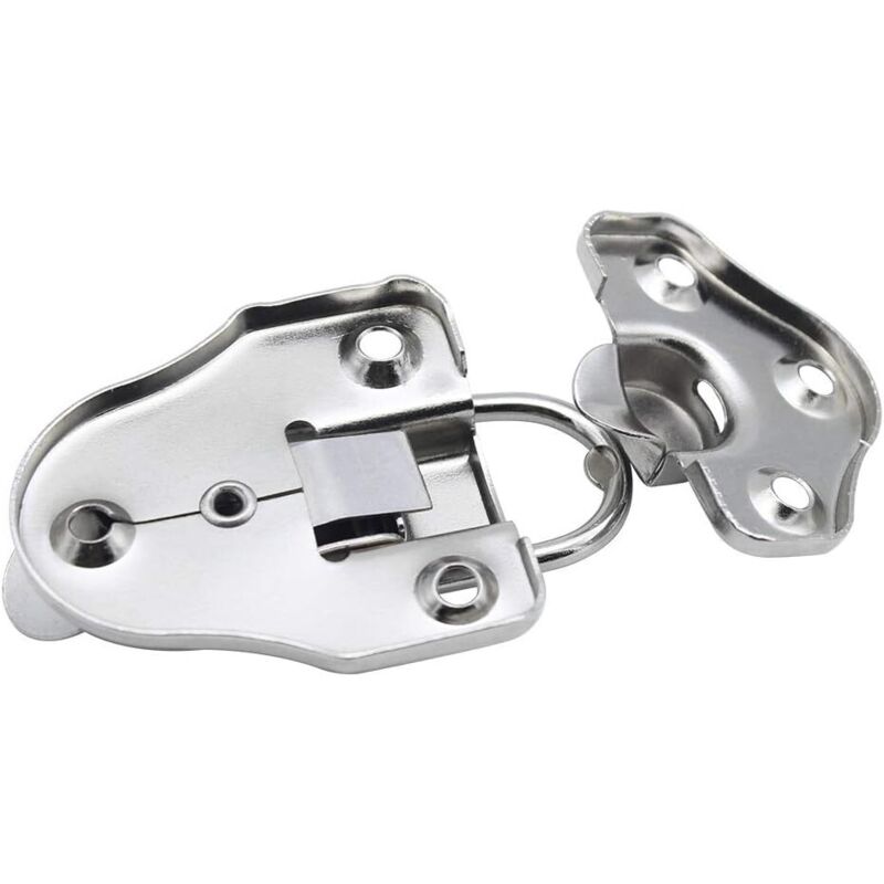 8 Toggle Clasp Latches Toggle Lock Lever Clasp For Jewelry Box Gift Boxes Toolbox Suitcase And Chest - Silver V1188-MS-227-0390