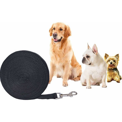 Dog Leash 5M/ 10M / 15M Black, Dog Training Leash, Long Leash For Small To Large Dogs V1188-MS-227-0396