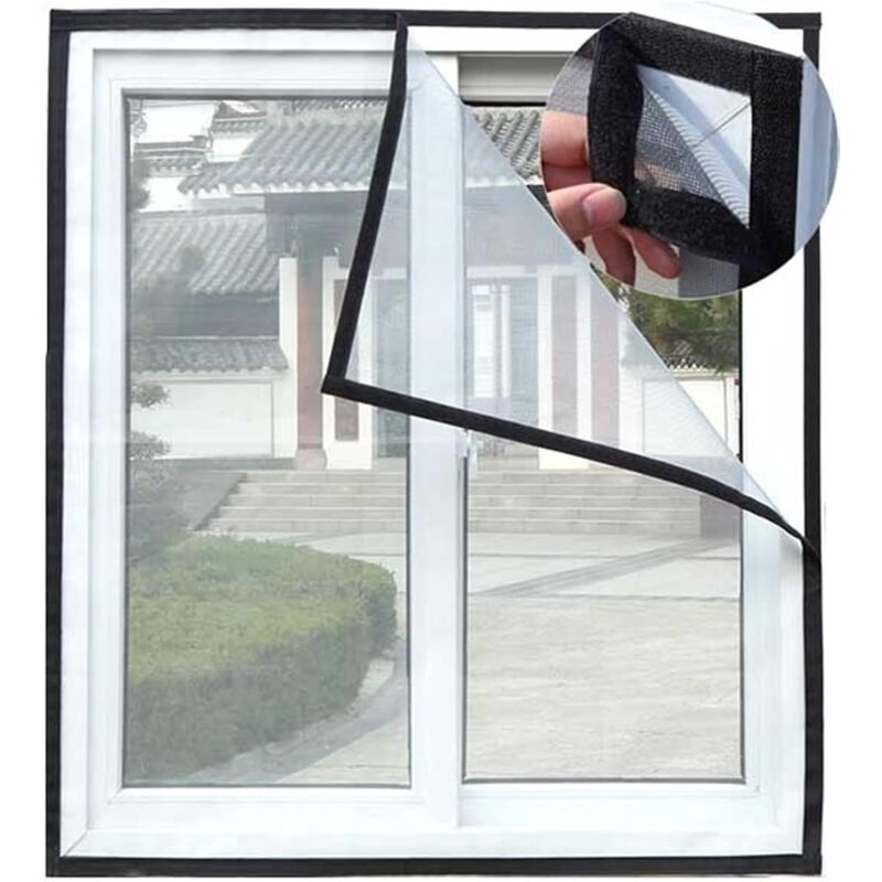 Cat Protection Net, Self-Adhesive Window Screen, Adjustable Insect Mesh, Transparent Mesh For Cat, Mosquito V1188-MS-227-0408